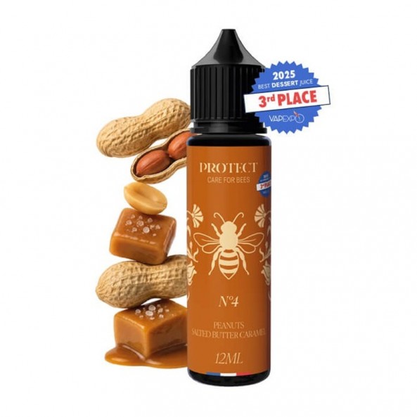 Protect Peanuts Salted Butter Caramel Flavour Shot 12/60ml